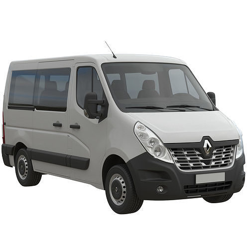 Renault Master 2015 Minivan L1H1 3D model