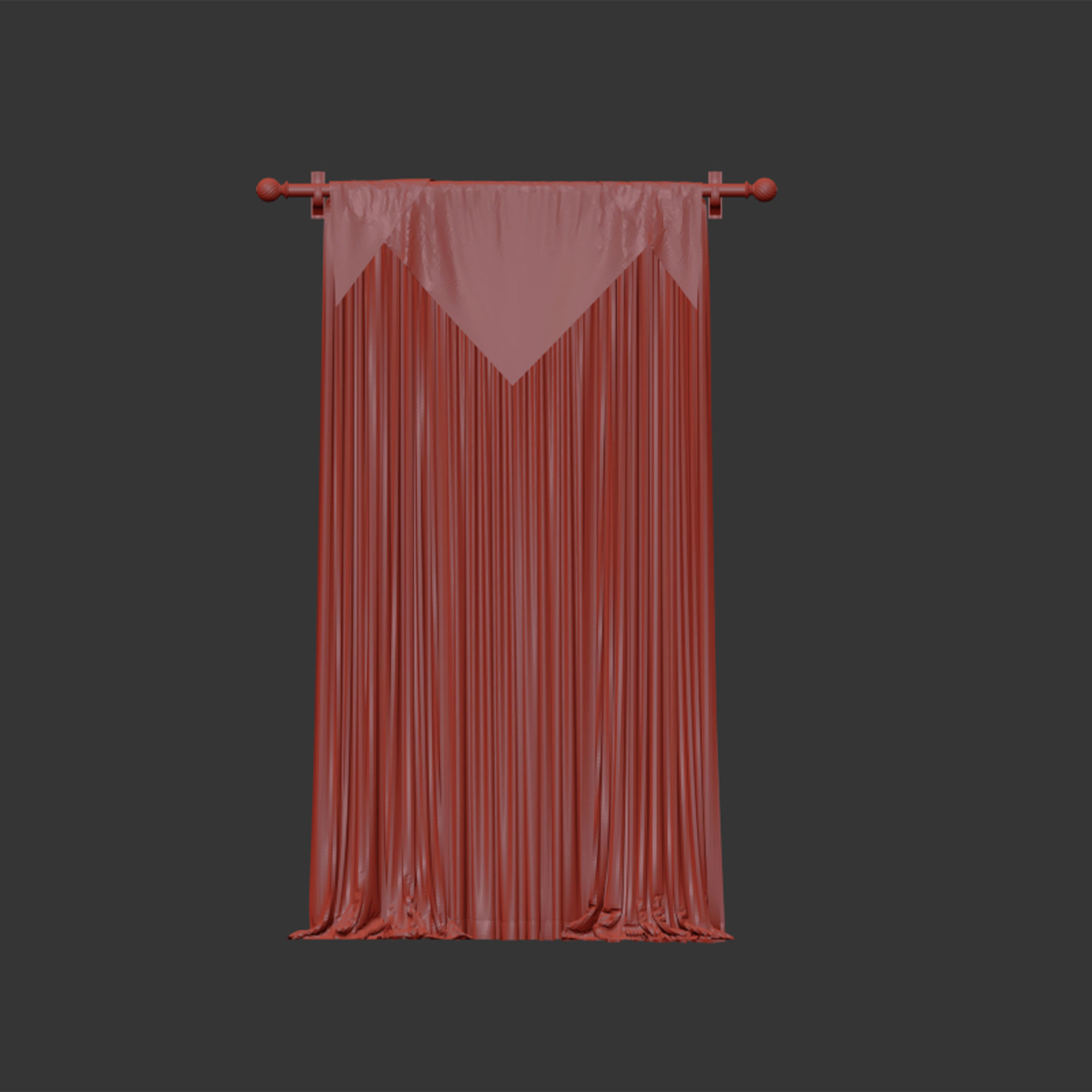 Curtain 005 3D model_8