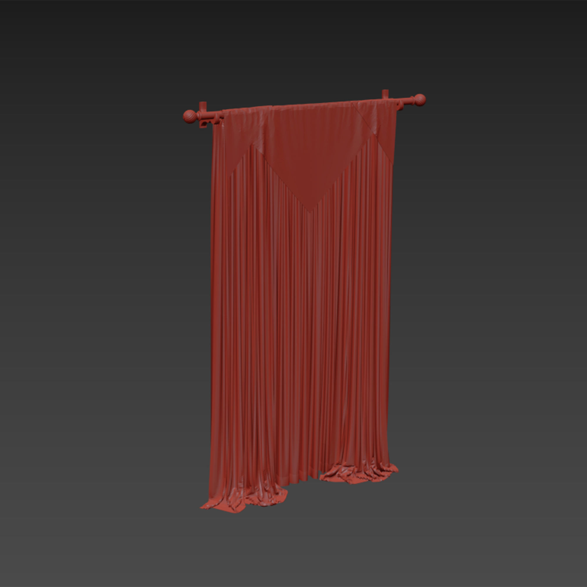 Curtain 005 3D model_6