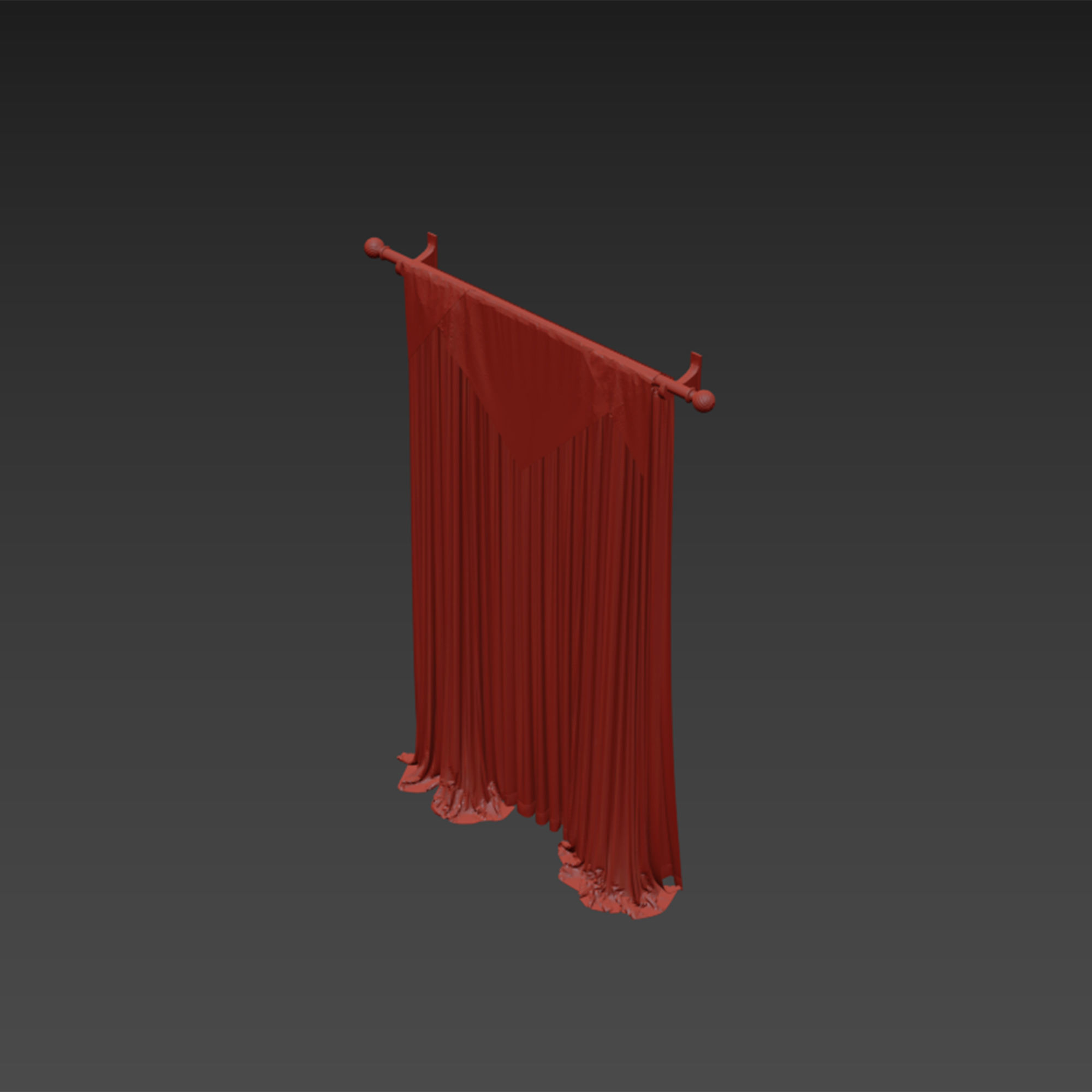 Curtain 005 3D model_7