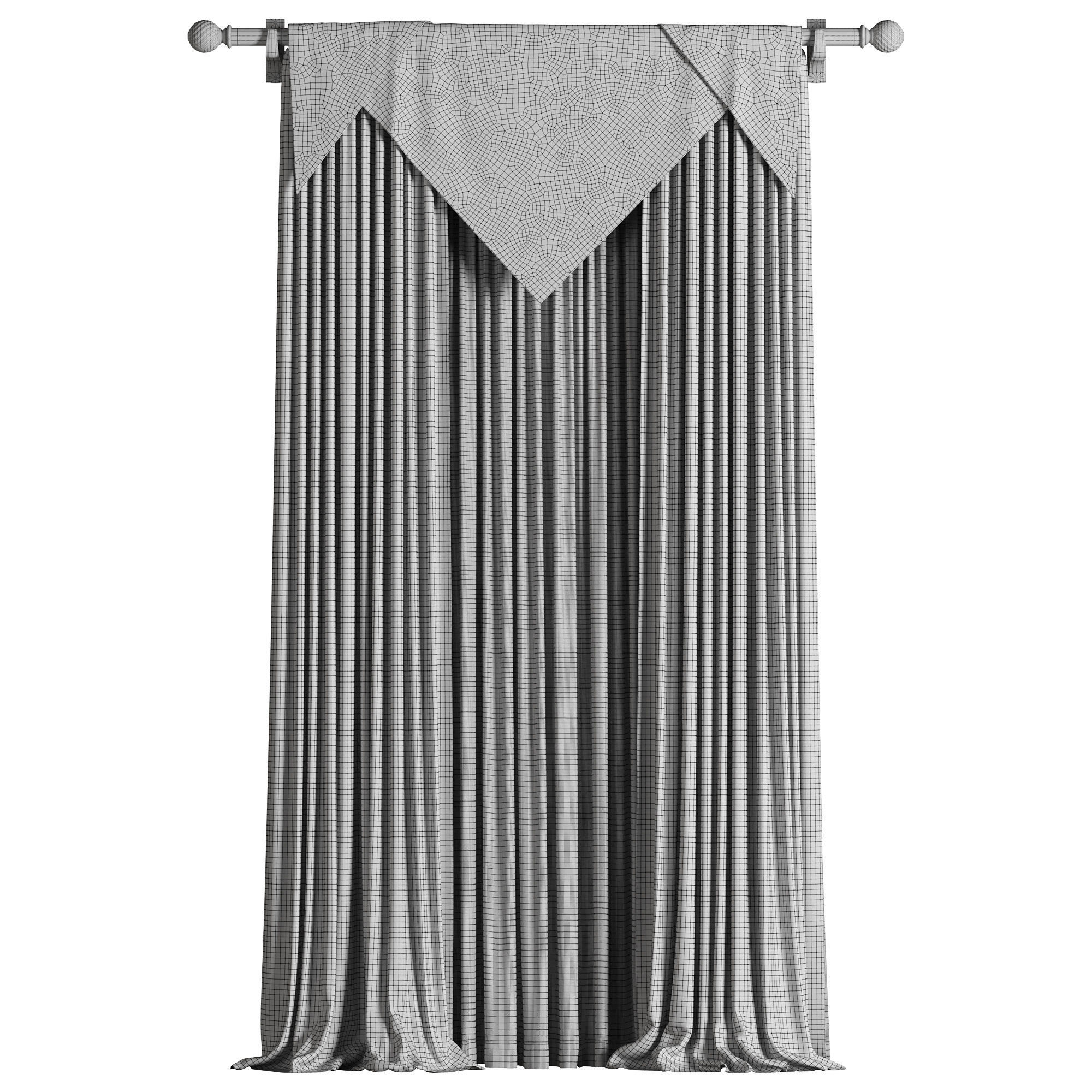 Curtain 005 3D model_3