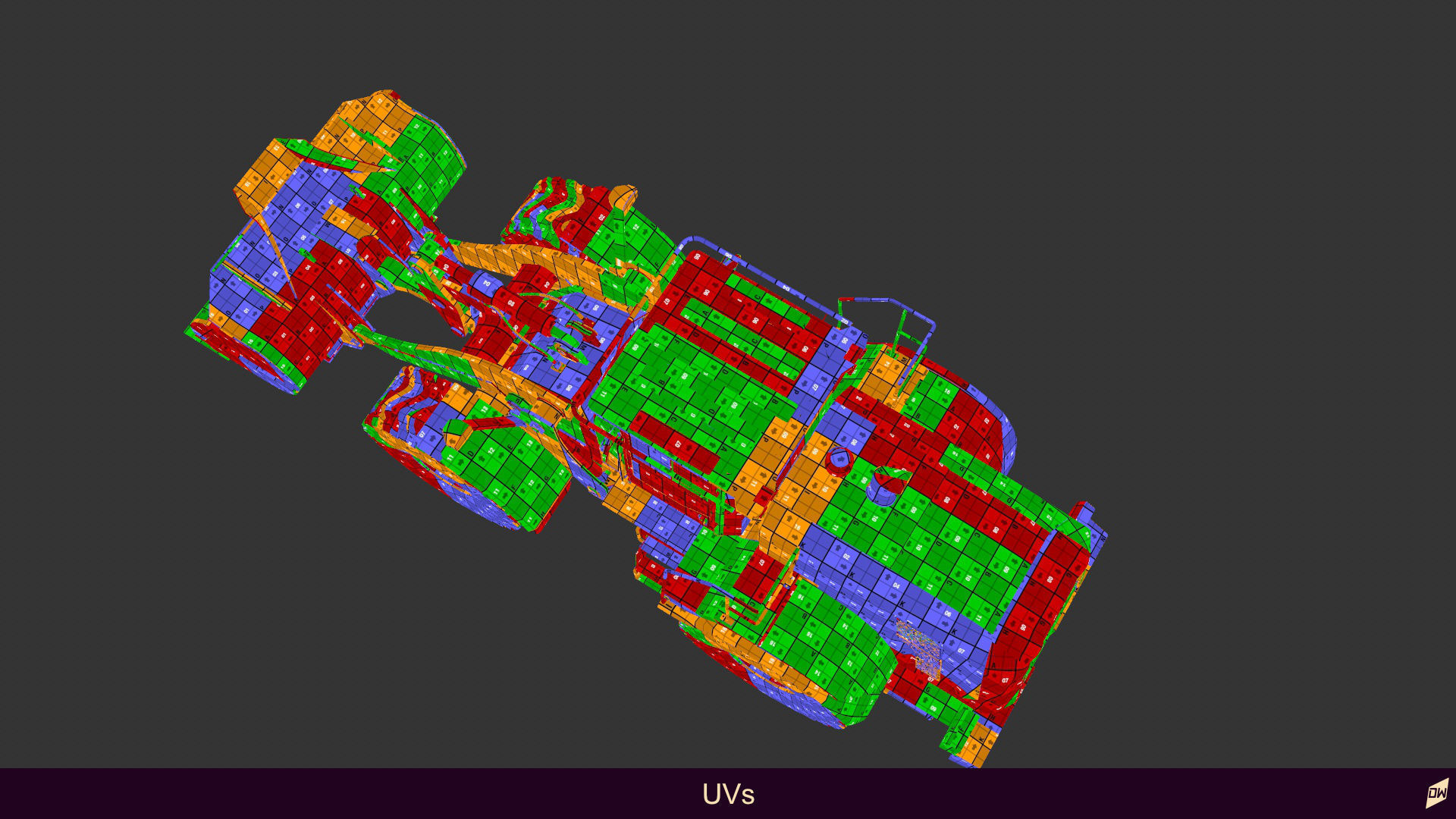 Wheel loader rig  3D model_40