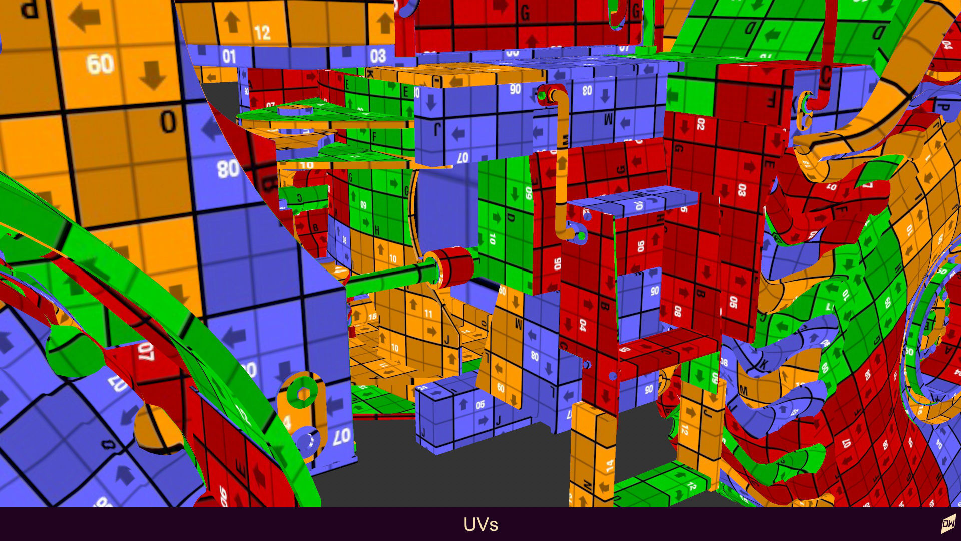 Wheel loader rig  3D model_37
