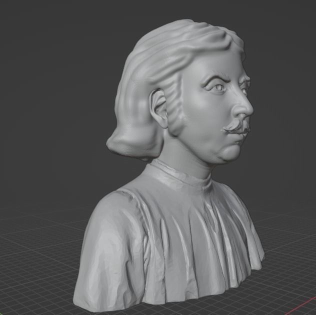 Giovanni Boccaccio 3D print model_14