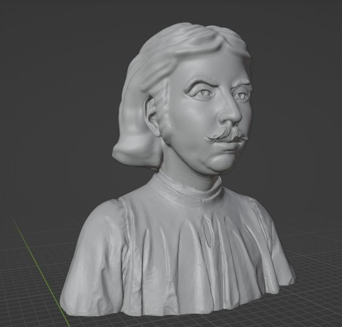 Giovanni Boccaccio 3D print model_13