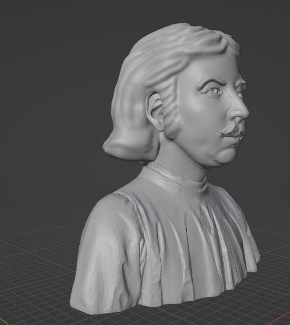 Giovanni Boccaccio 3D print model_15