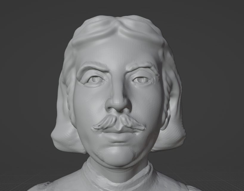 Giovanni Boccaccio 3D print model_3