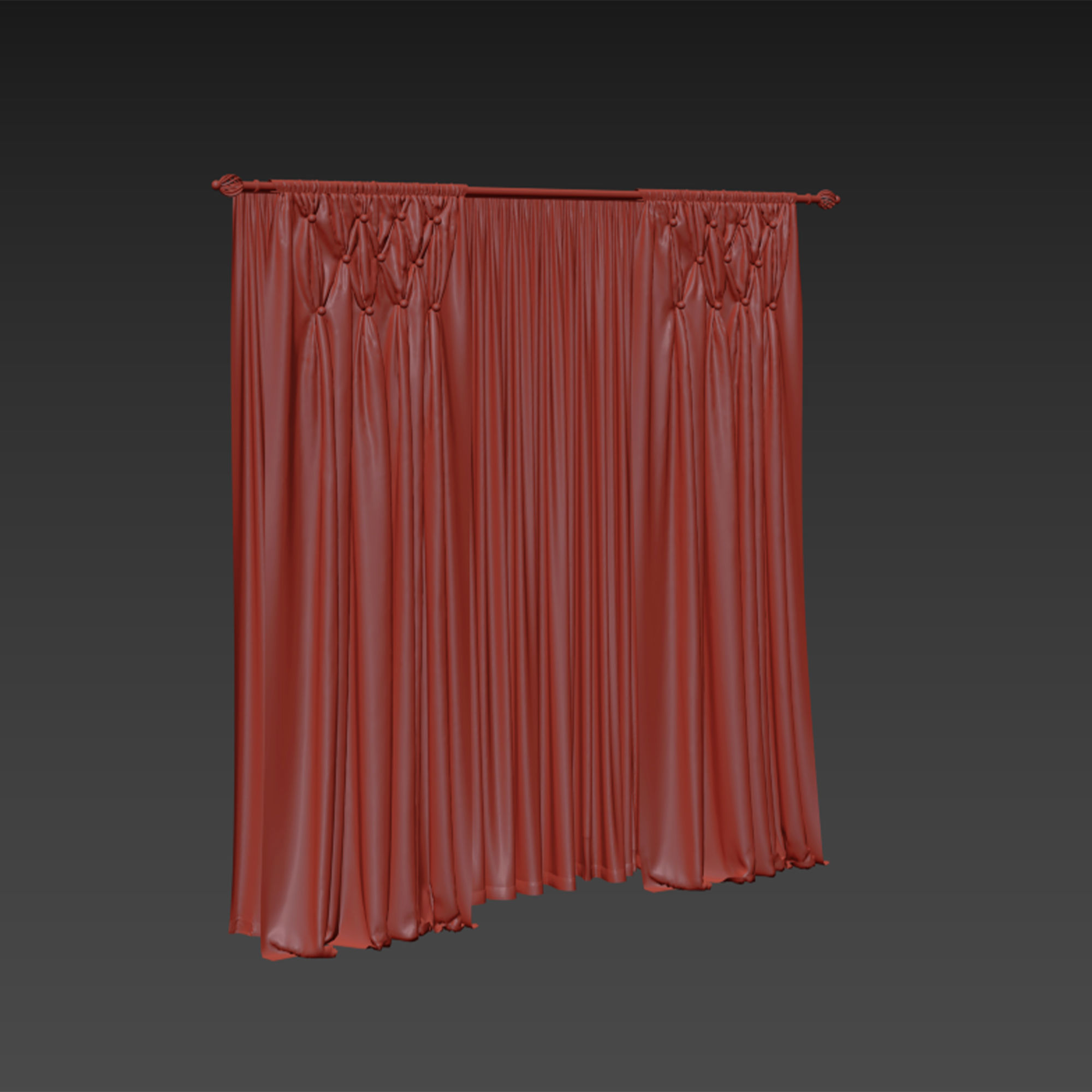 Curtain 052 3D model_5