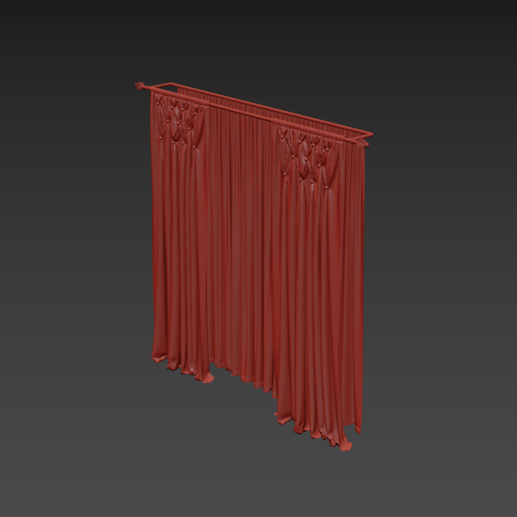 Curtain 052 3D model_6
