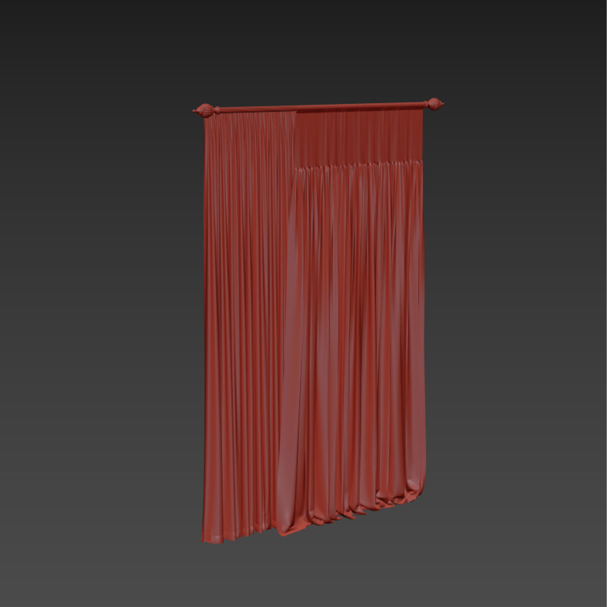 Curtain 043 3D model_5