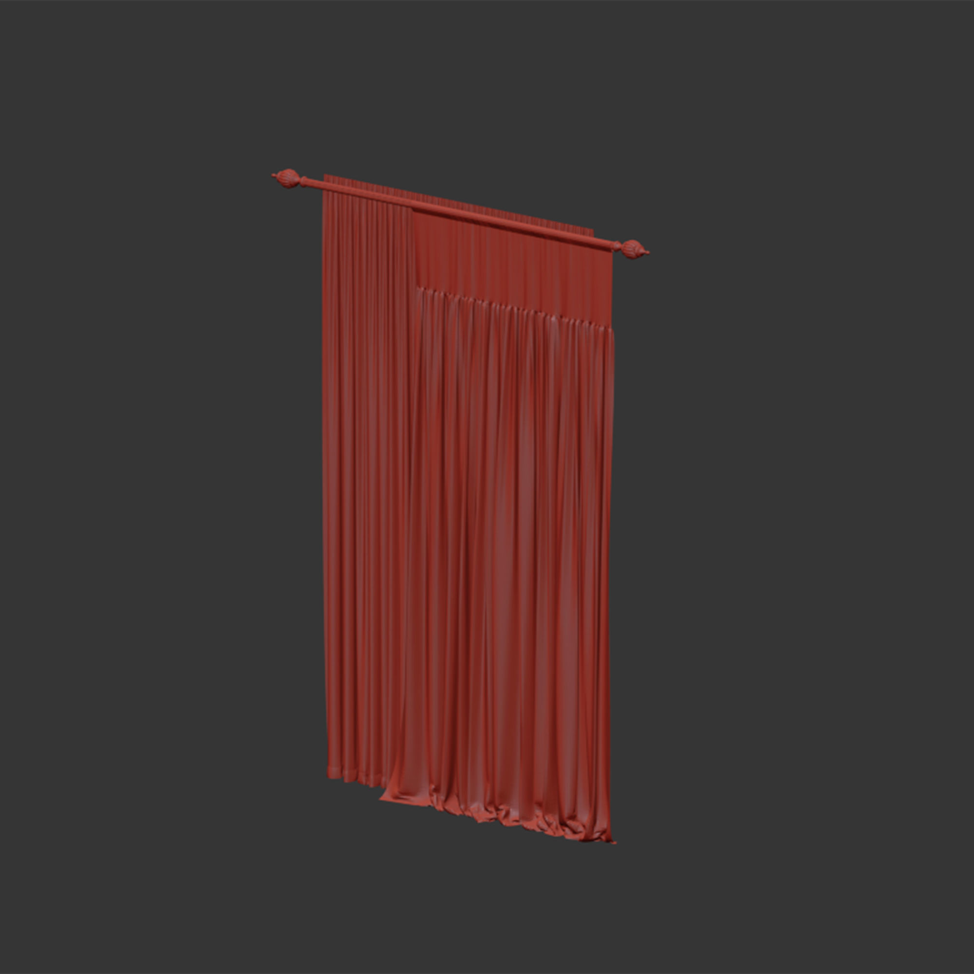 Curtain 043 3D model_7