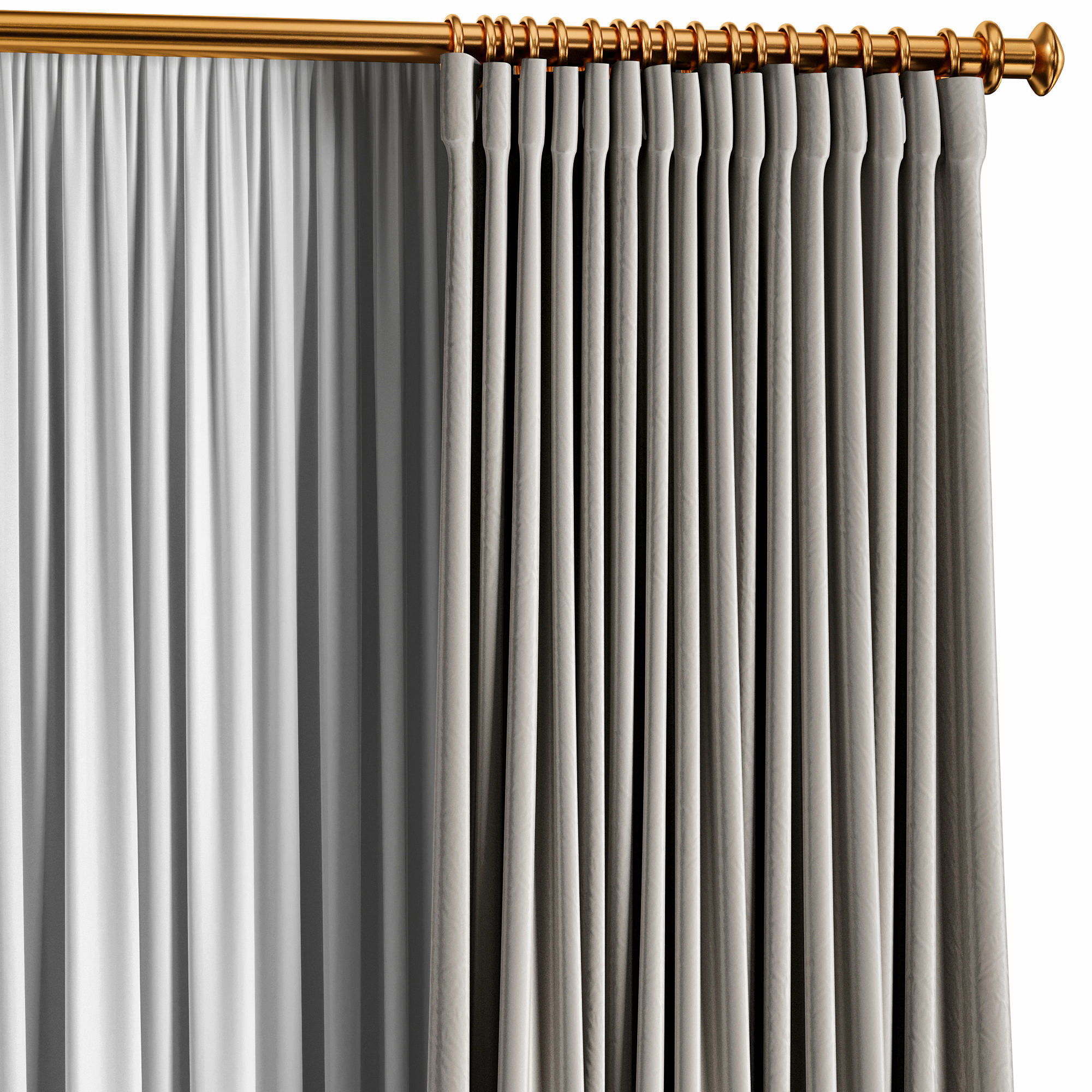 Curtain 041 3D model_1