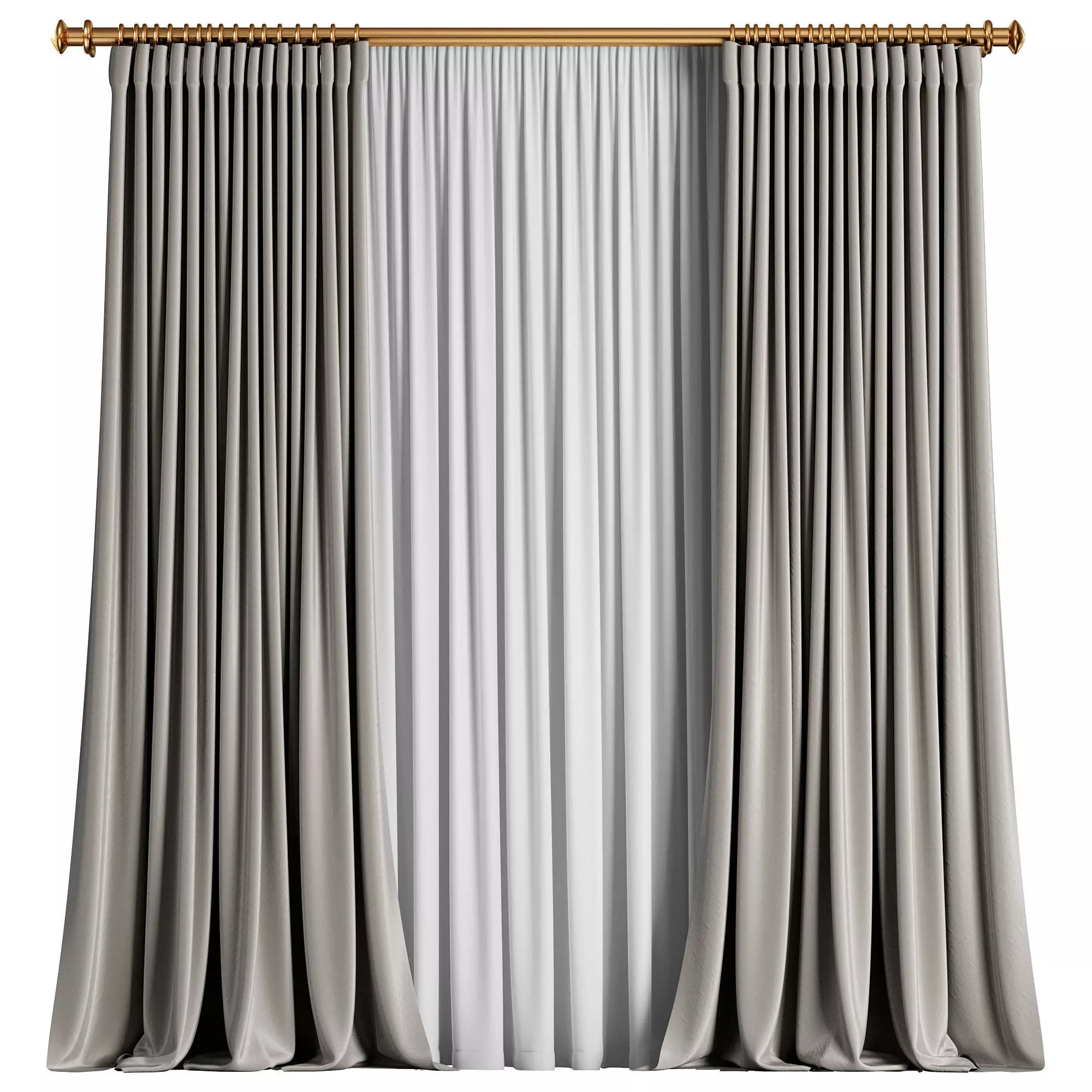 Curtain 041 3D model_0