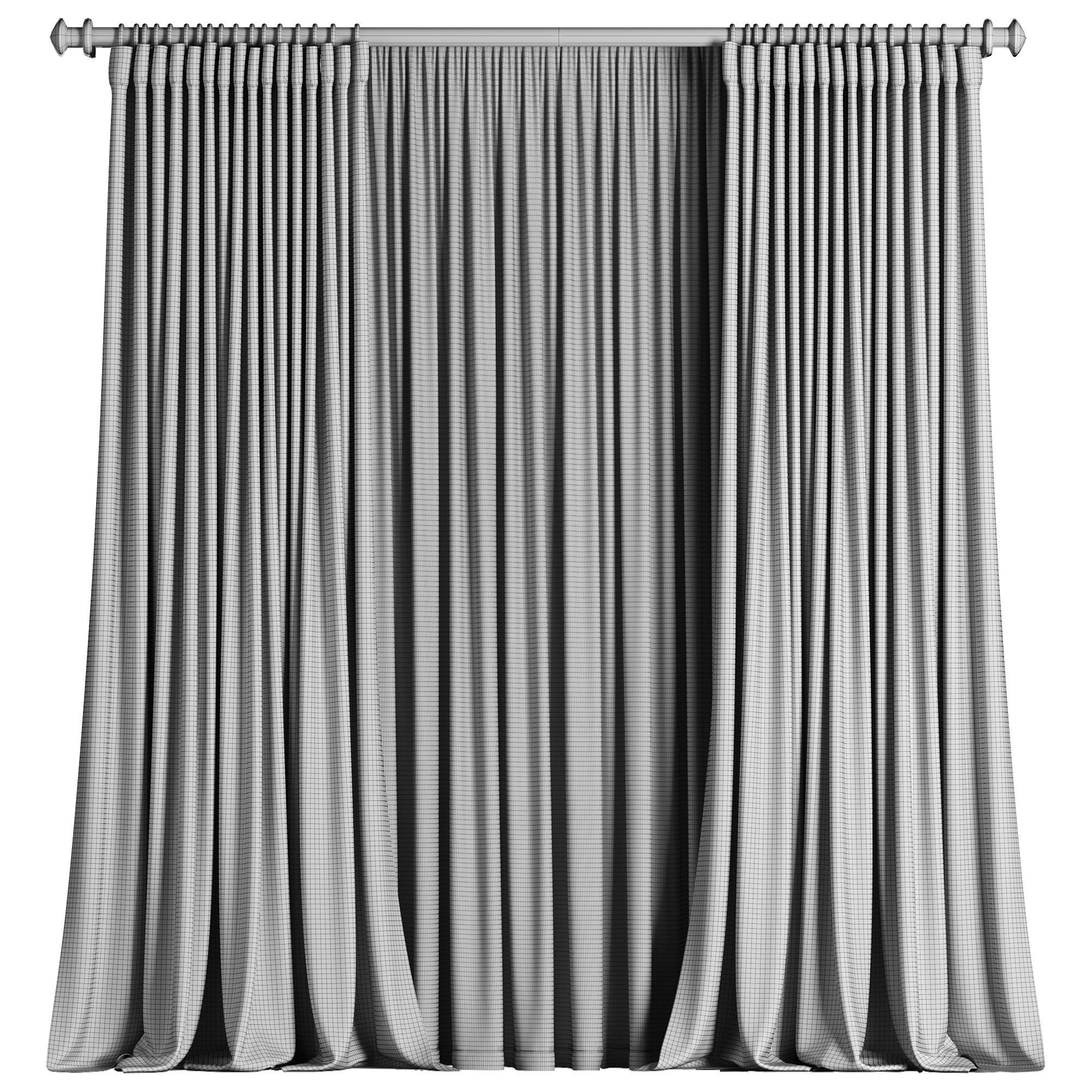 Curtain 041 3D model_2
