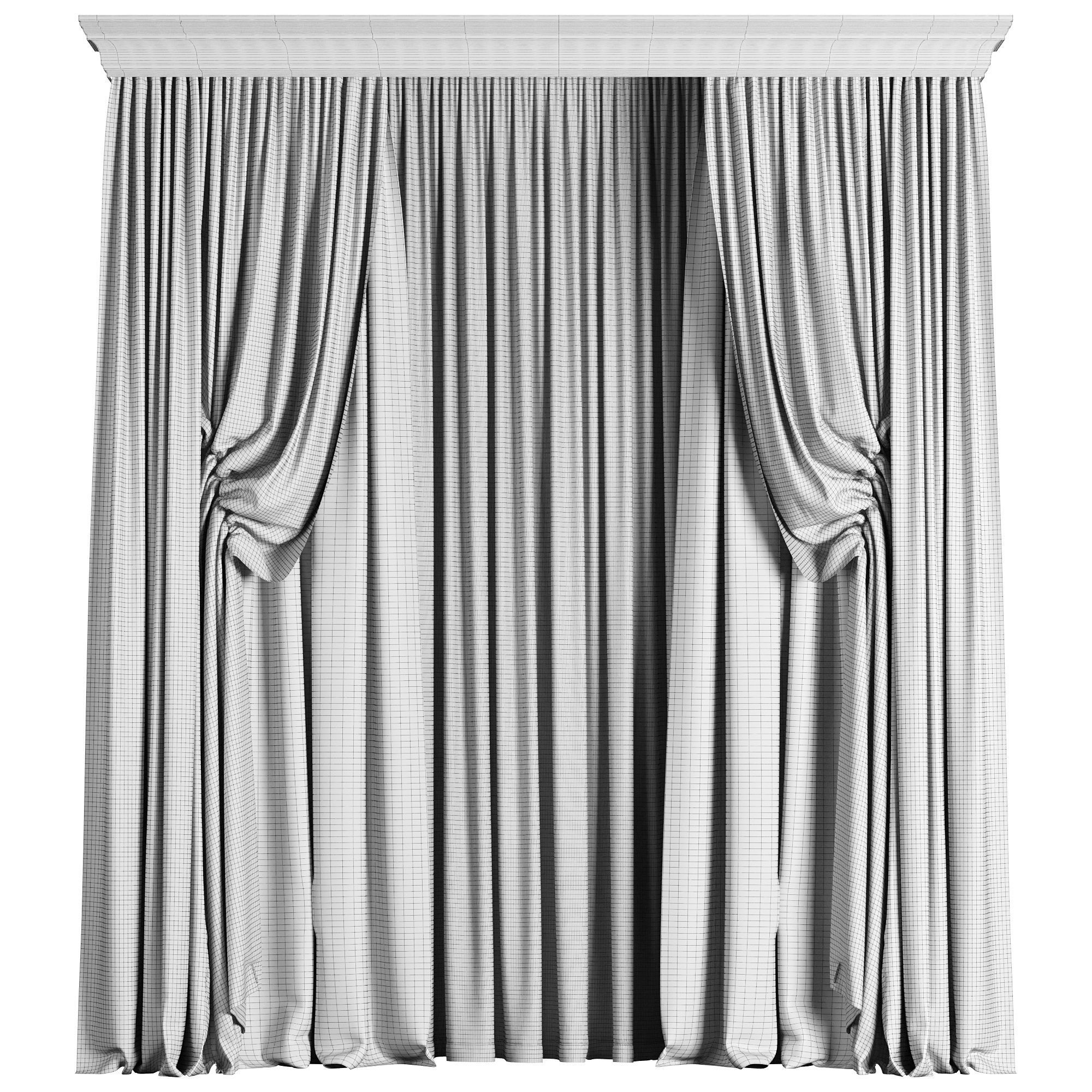 Curtain 051 3D model_3