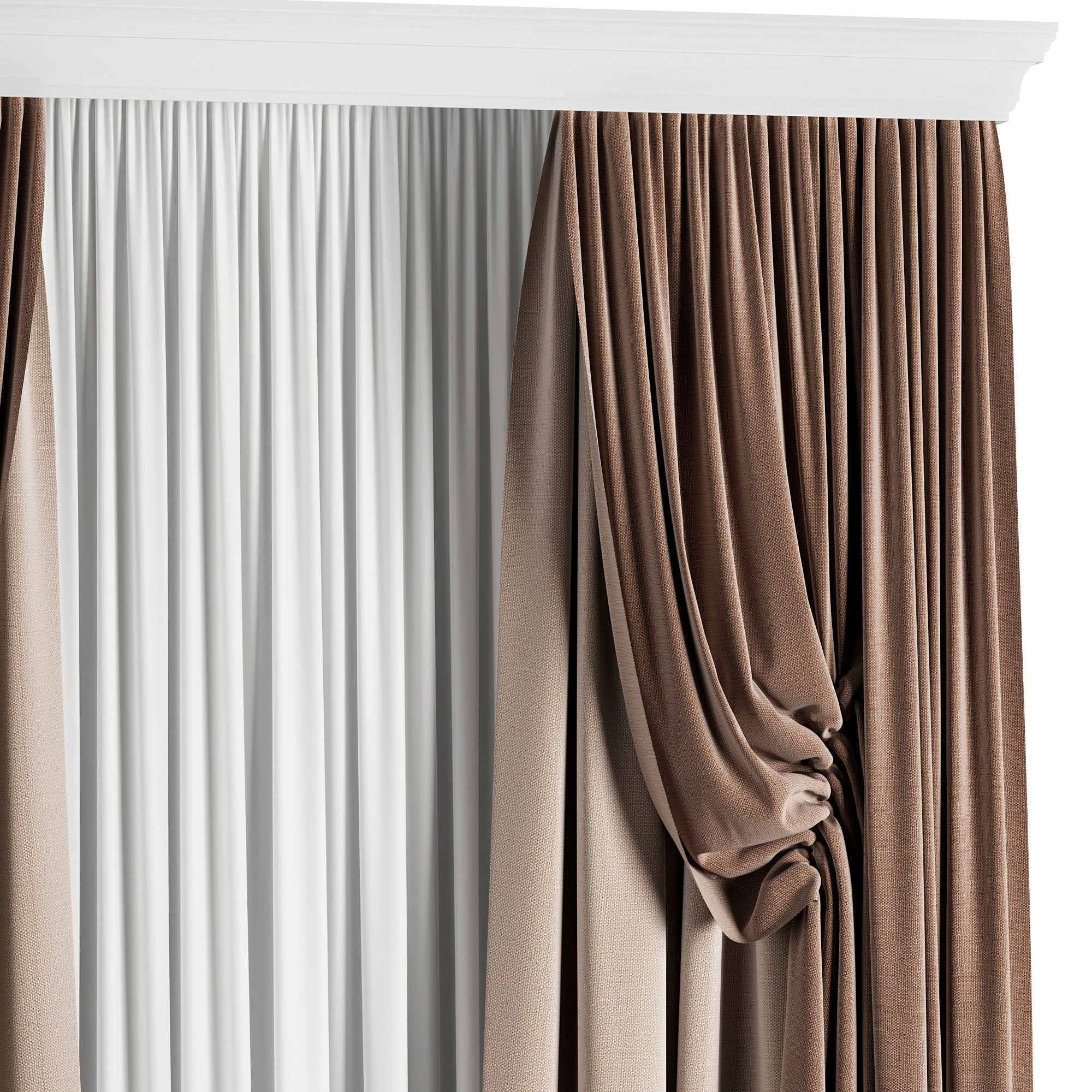 Curtain 051 3D model_1