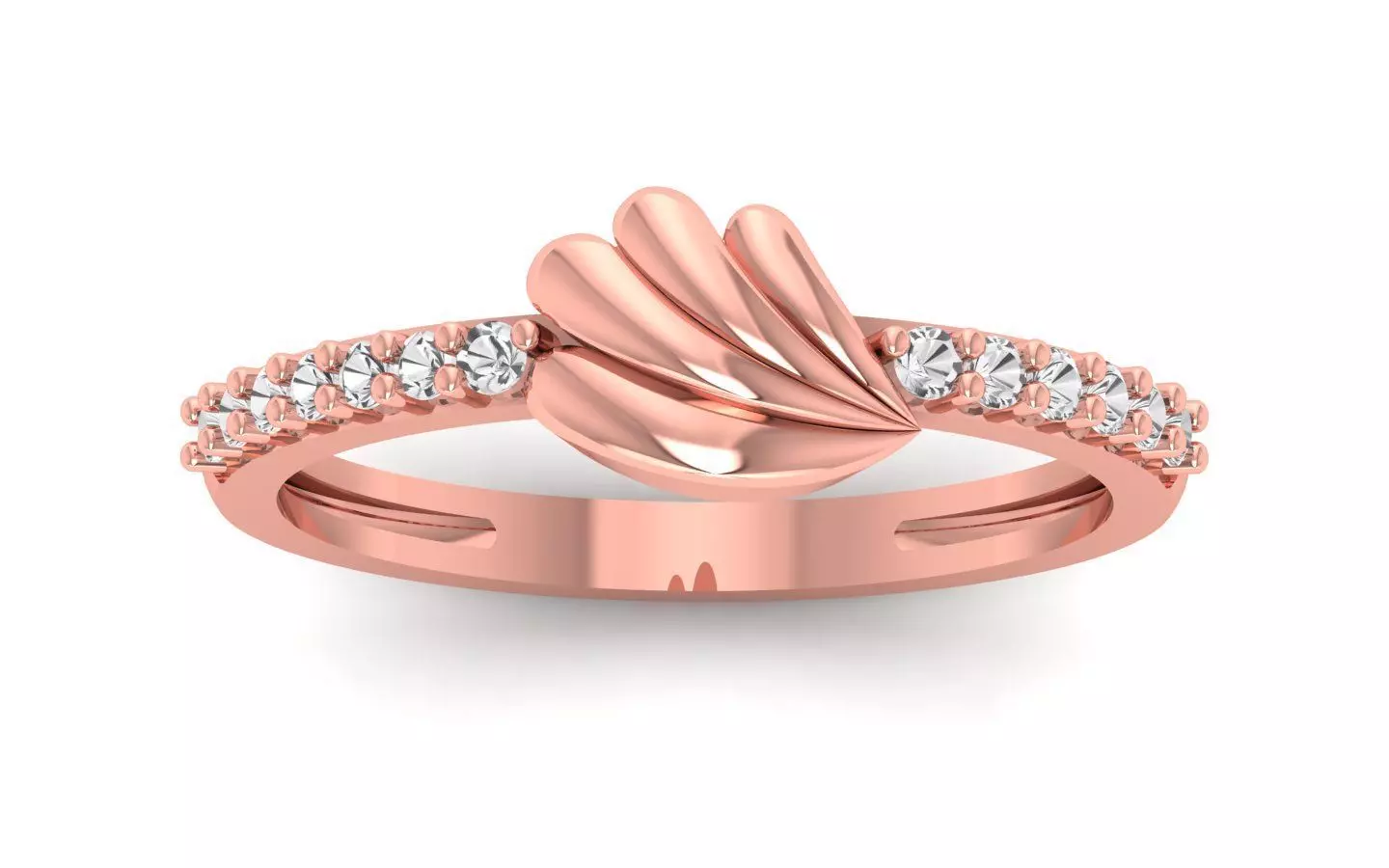 Solitaire  Engagement Ring  3D print model_0