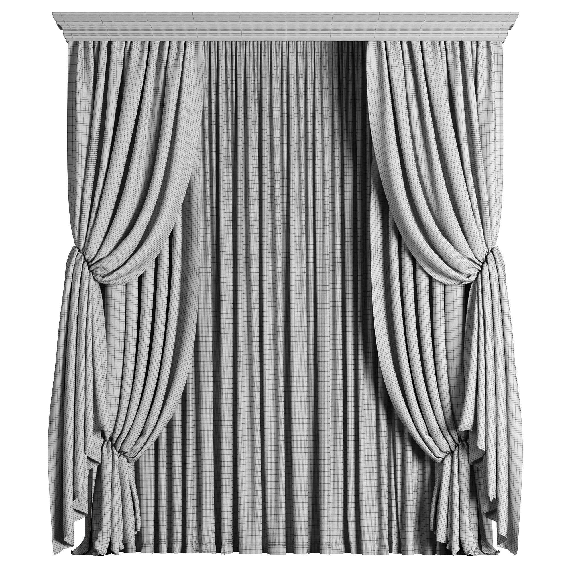 Curtain 039 3D model_3