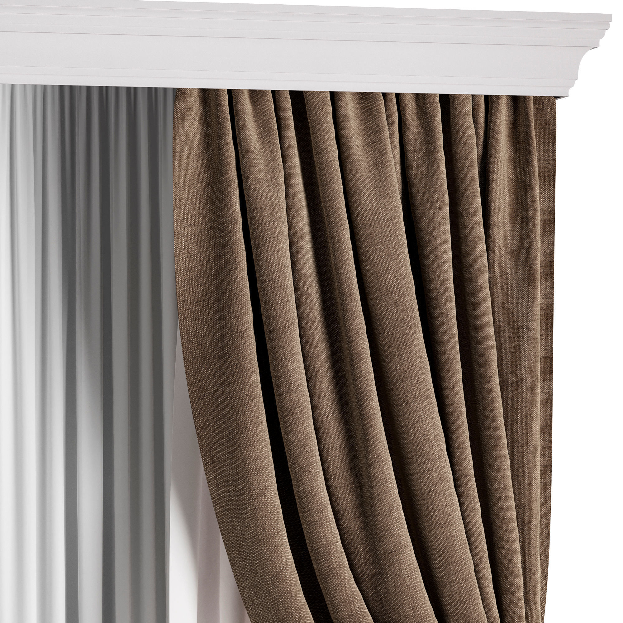 Curtain 039 3D model_1