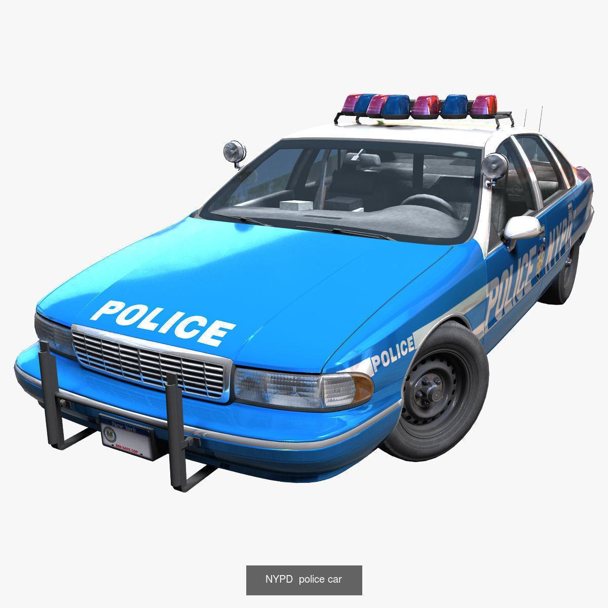 90s City services car pack 3D Model Collection_14