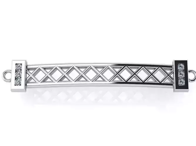 Wavy Bracelet 2038 3D print model