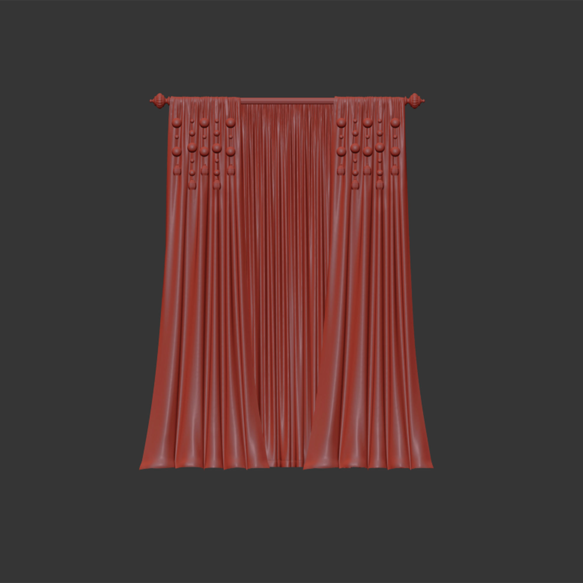Curtain 057 3D model_6