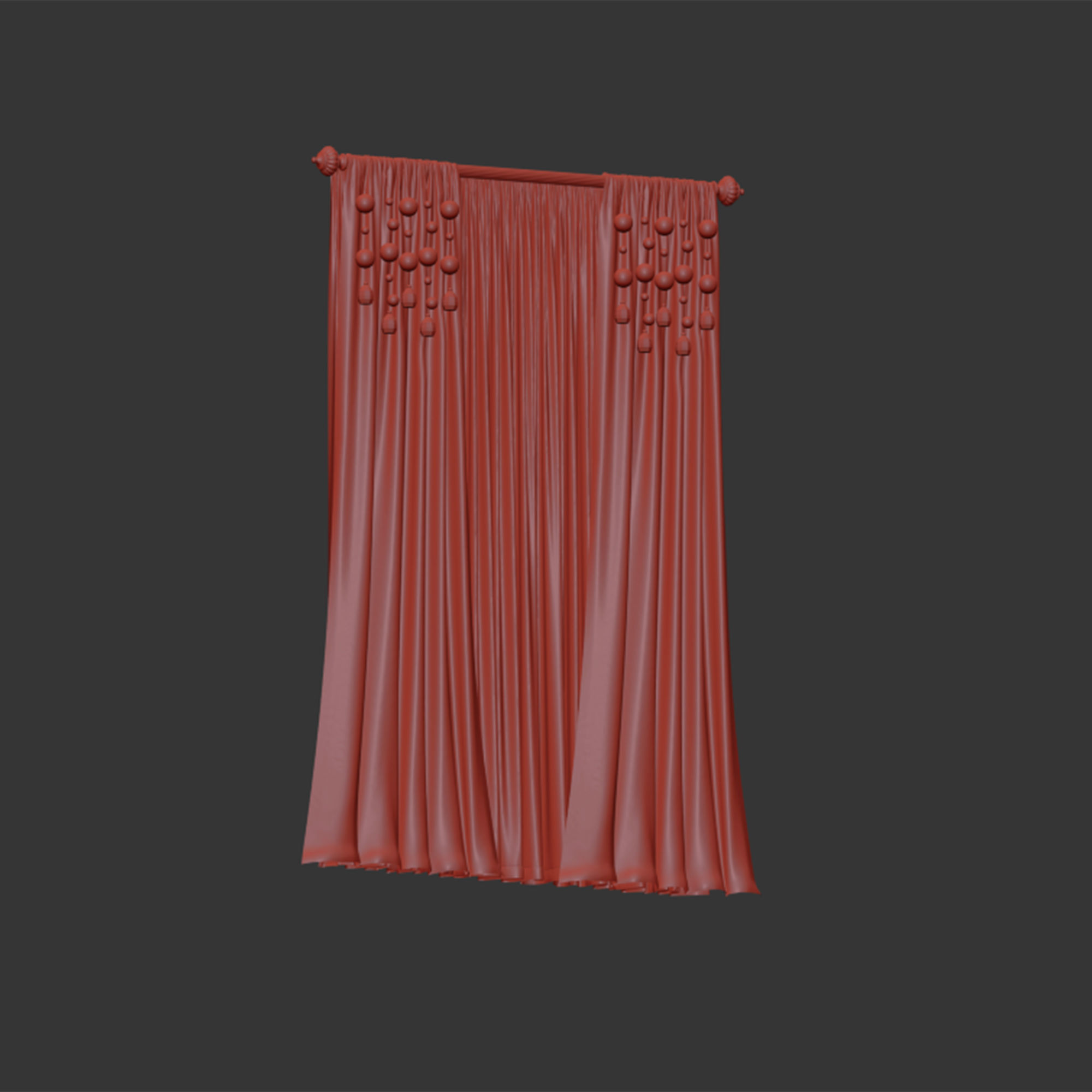 Curtain 057 3D model_8