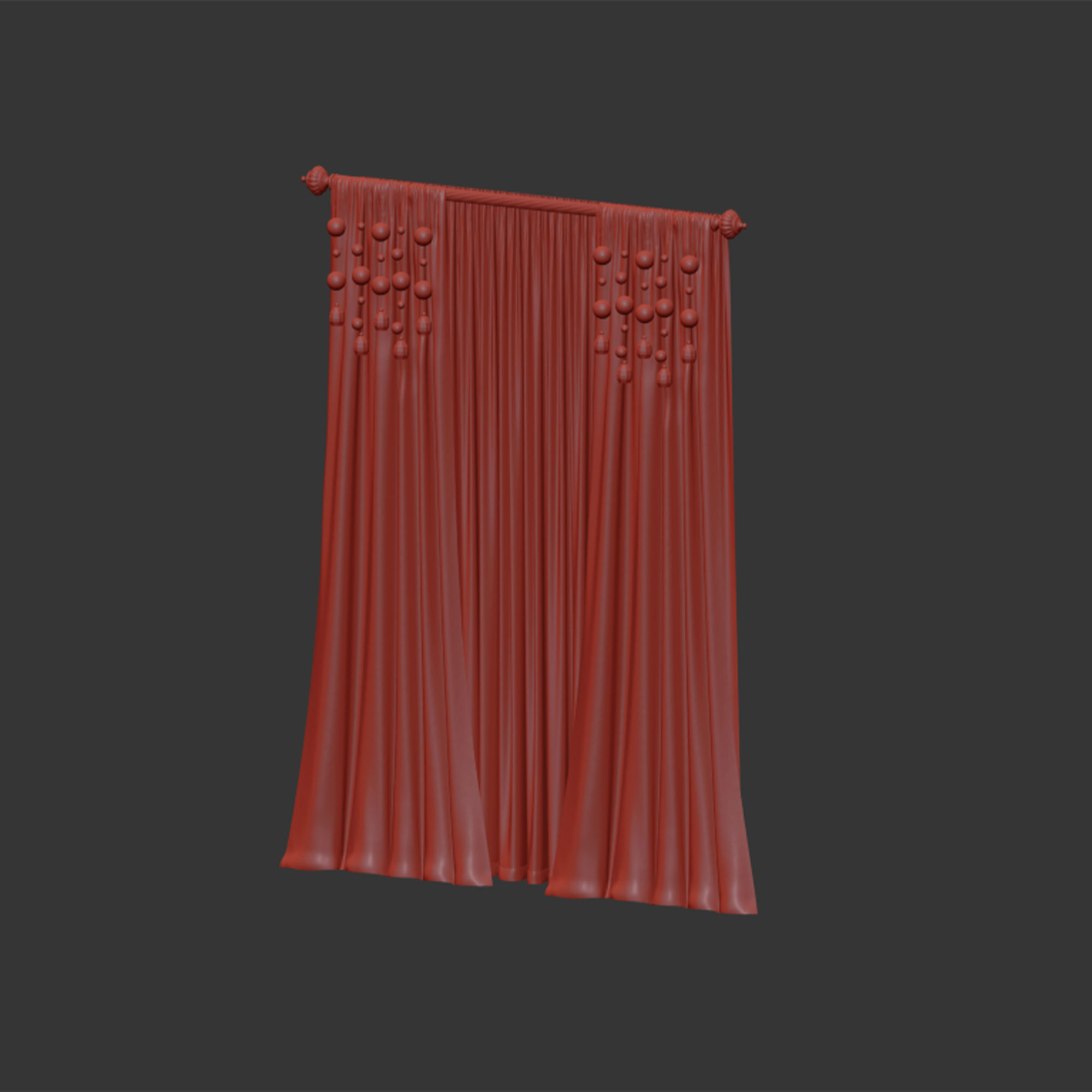 Curtain 057 3D model_7