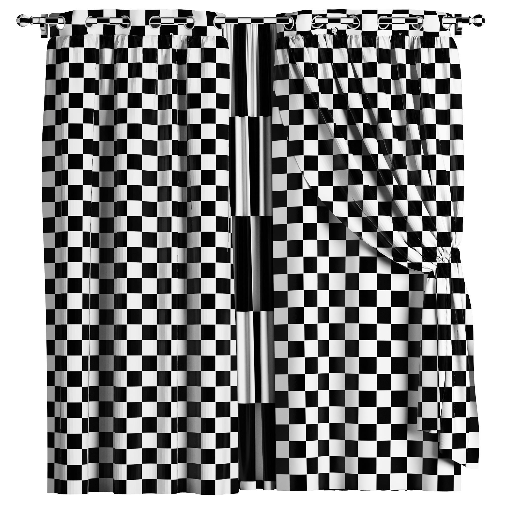 Curtain 035 3D model_3