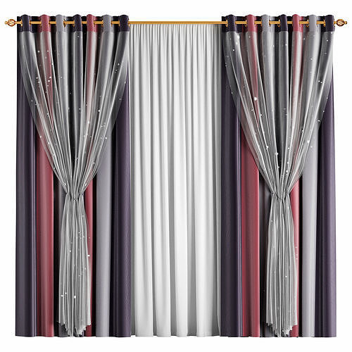 Curtain 055 3D model