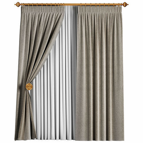 Curtain 044 3D model