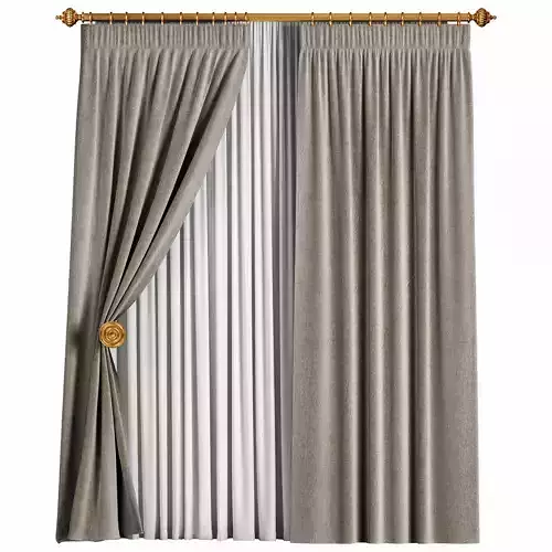 Curtain 044 3D model