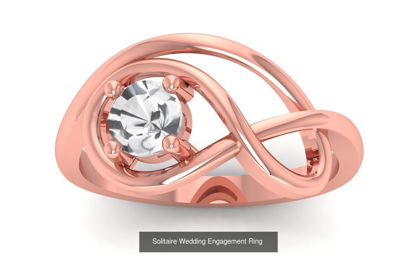 100 Solitaire Wedding Engagement Rings Collection _104