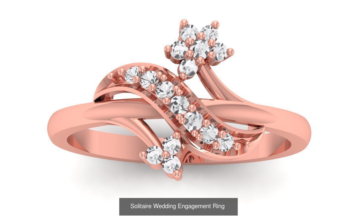 100 Solitaire Wedding Engagement Rings Collection _101