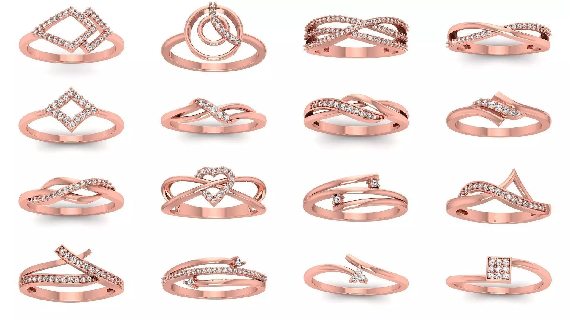 100 Solitaire Wedding Engagement Rings Collection _0