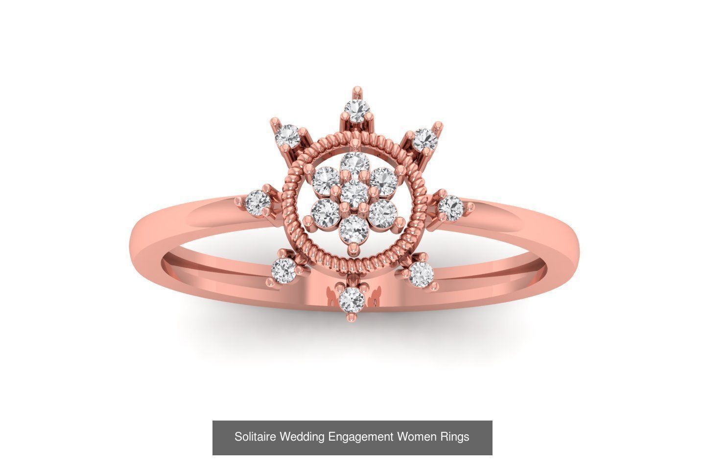 100 Solitaire Wedding Engagement Rings Collection _8