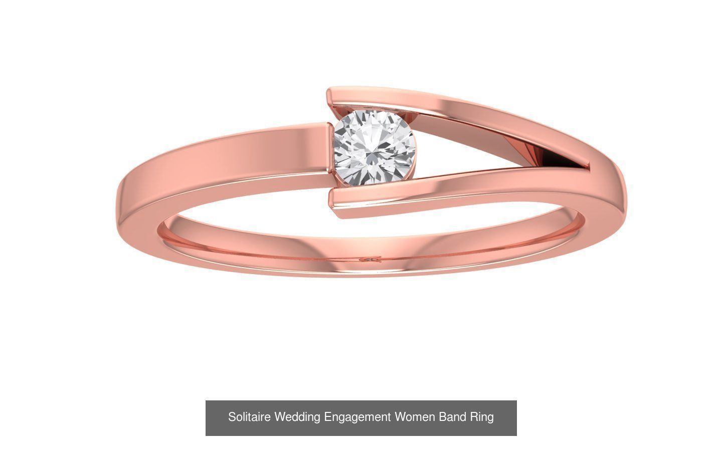 100 Solitaire Wedding Engagement Rings Collection _23