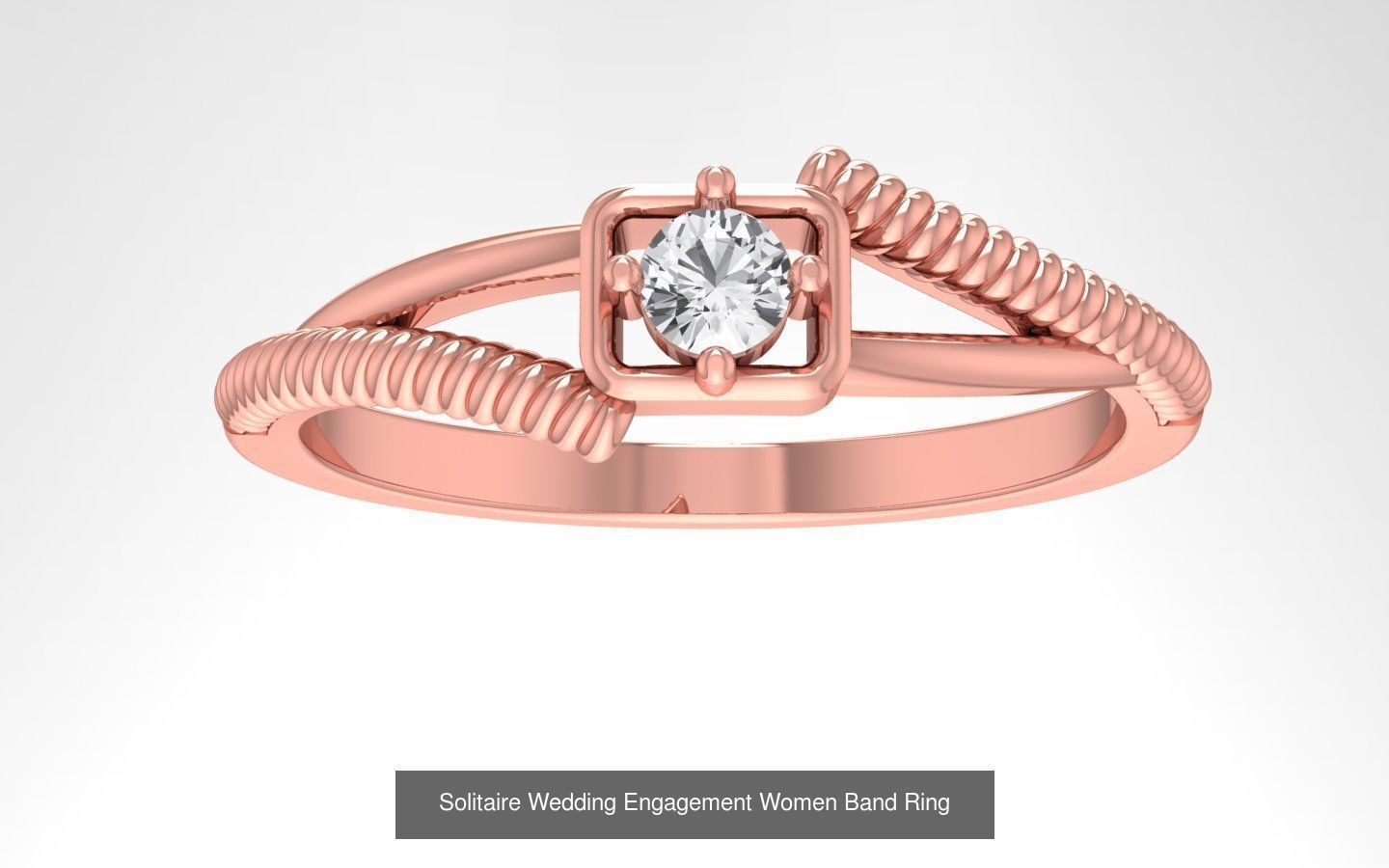 100 Solitaire Wedding Engagement Rings Collection _25