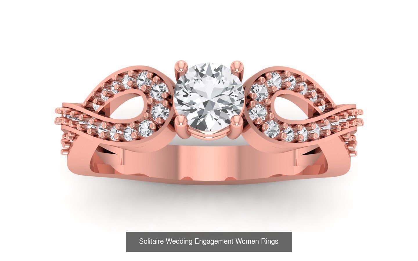 100 Solitaire Wedding Engagement Rings Collection _30
