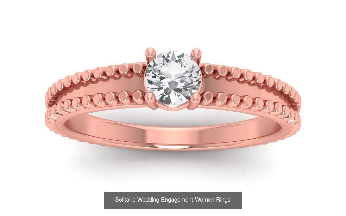 100 Solitaire Wedding Engagement Rings Collection _31