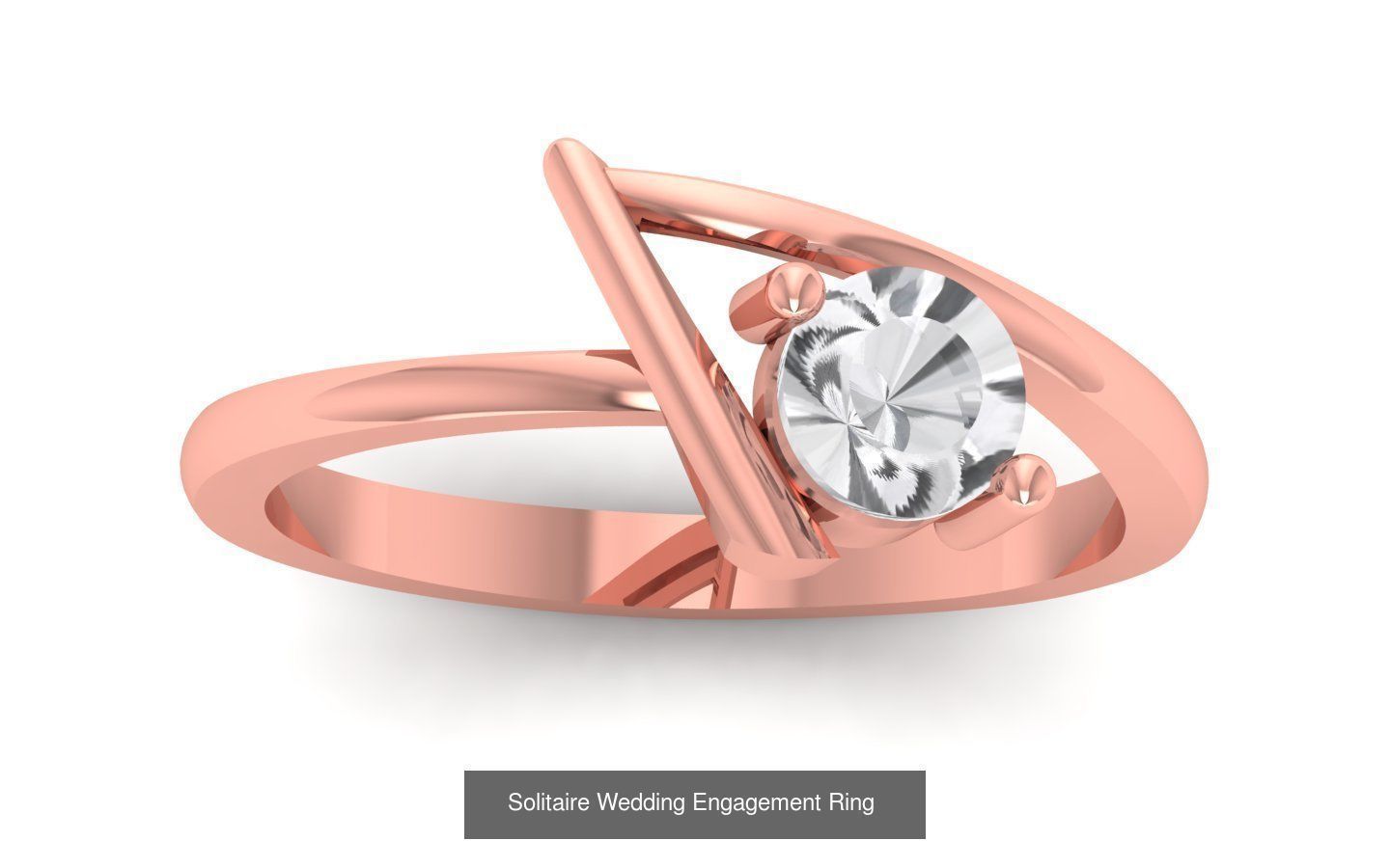 100 Solitaire Wedding Engagement Rings Collection _105
