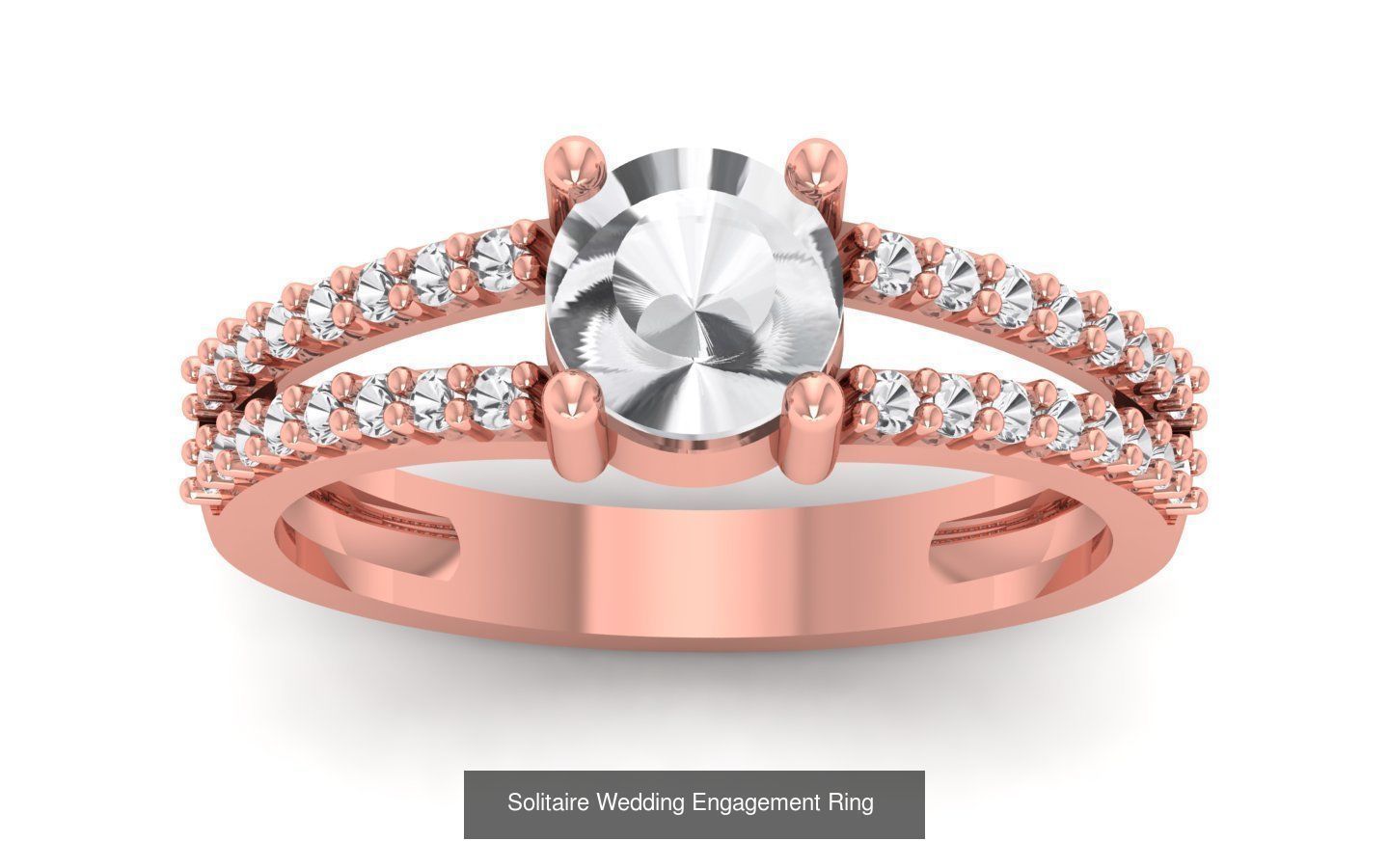 100 Solitaire Wedding Engagement Rings Collection _103