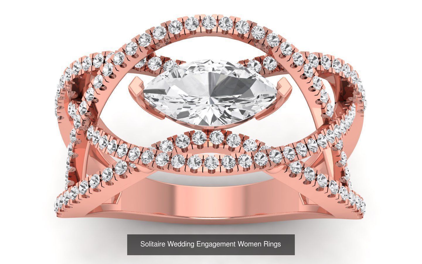 100 Solitaire Wedding Engagement Rings Collection _36