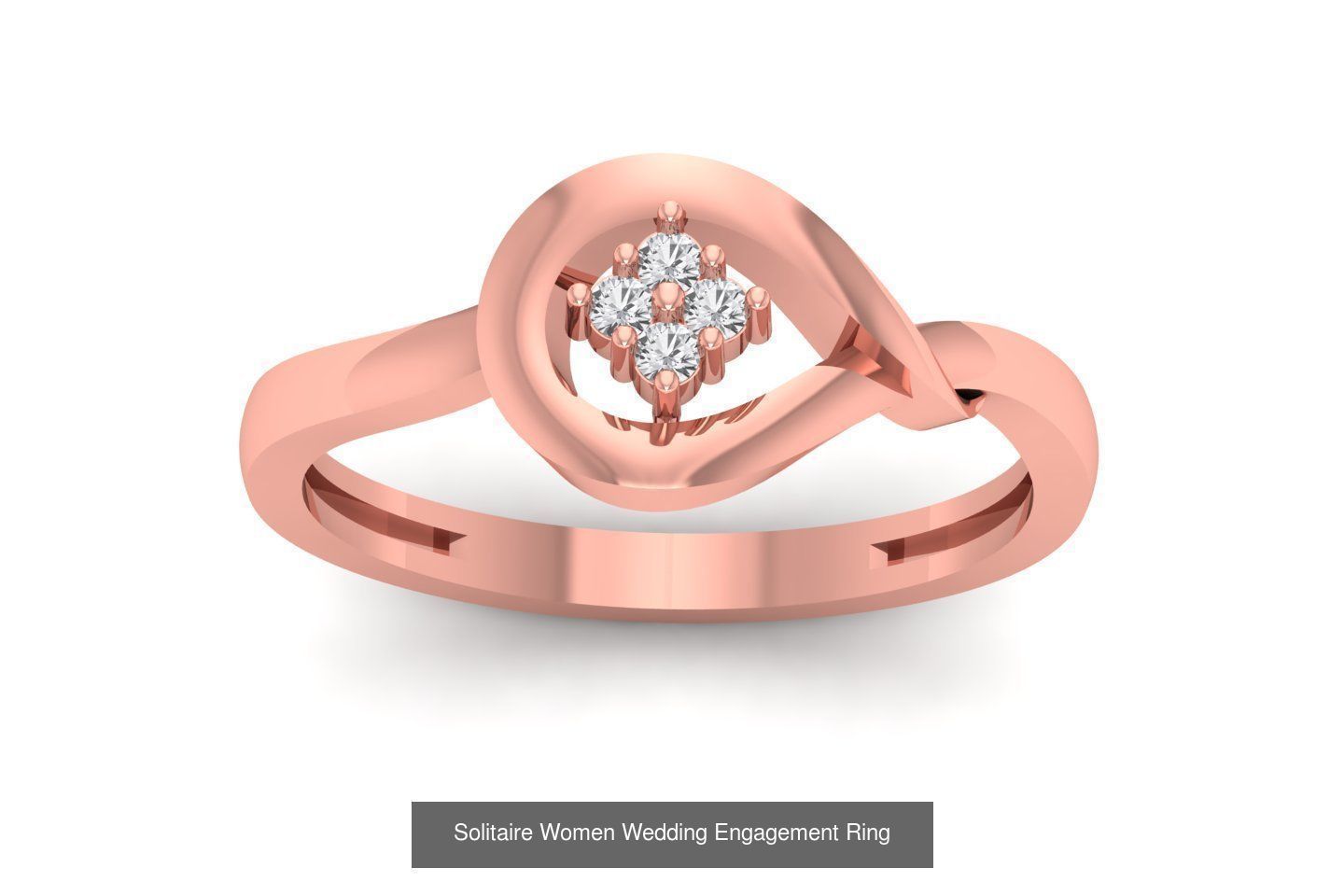 100 Solitaire Wedding Engagement Rings Collection _26