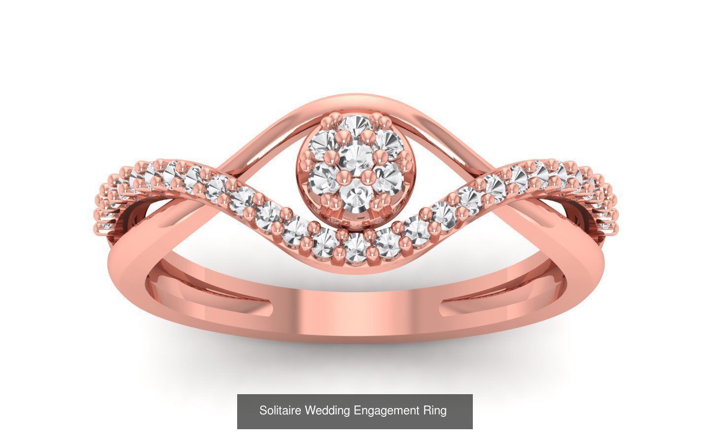 100 Solitaire Wedding Engagement Rings Collection _89