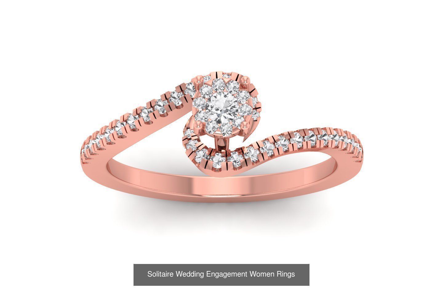 100 Solitaire Wedding Engagement Rings Collection _27