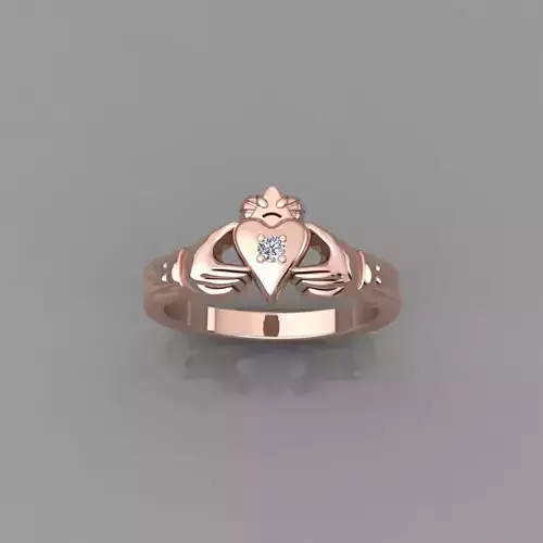 Hand Ring 3d Model and Render
