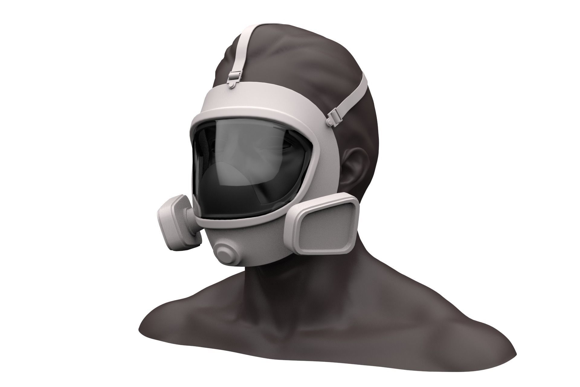 14 Gas Mask Base Mesh Pack 3D model_17