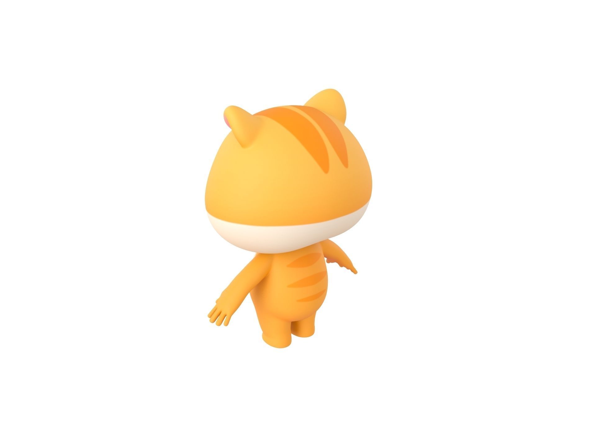 Character192 Hamster 3D model_6