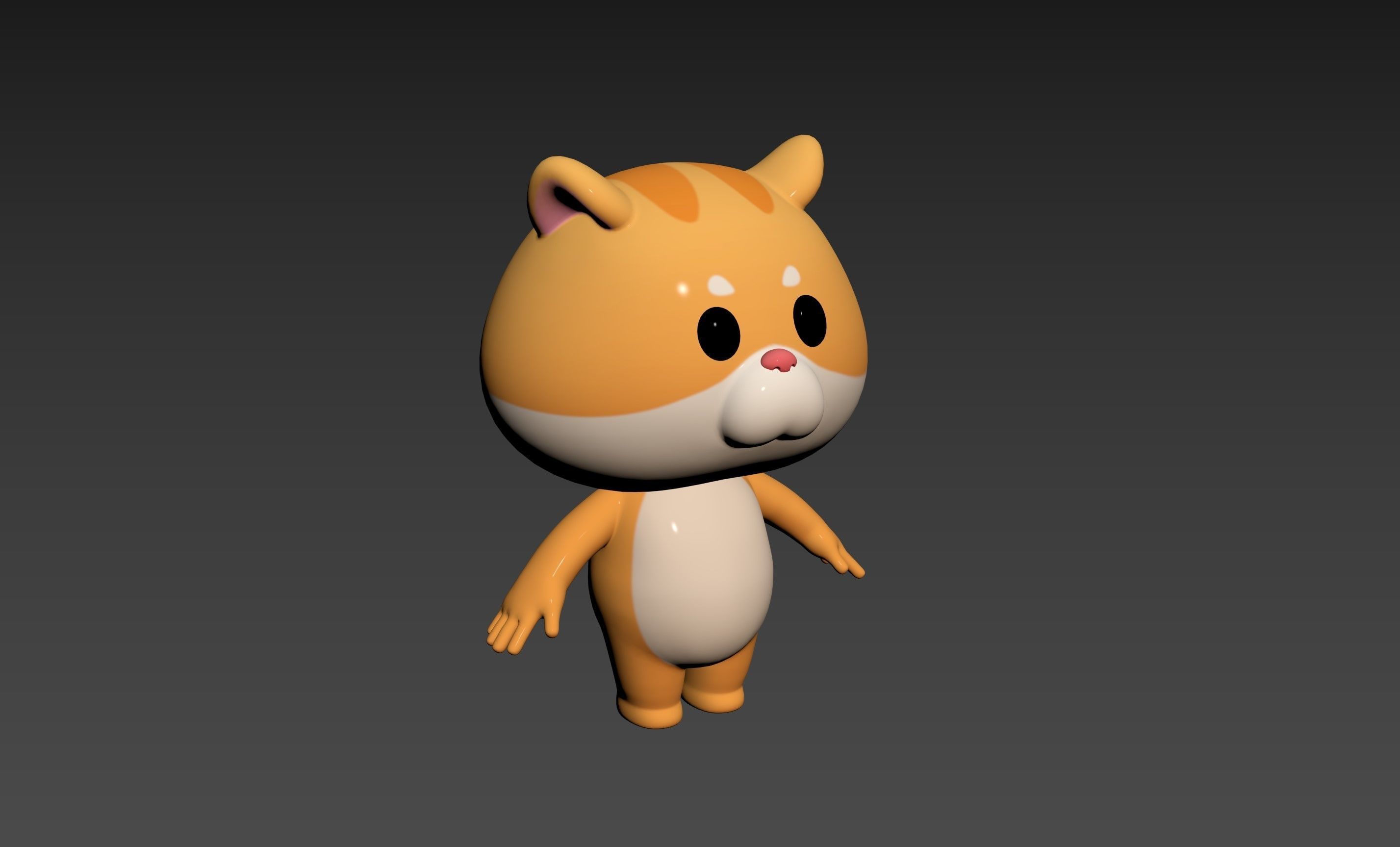 Character192 Hamster 3D model_14